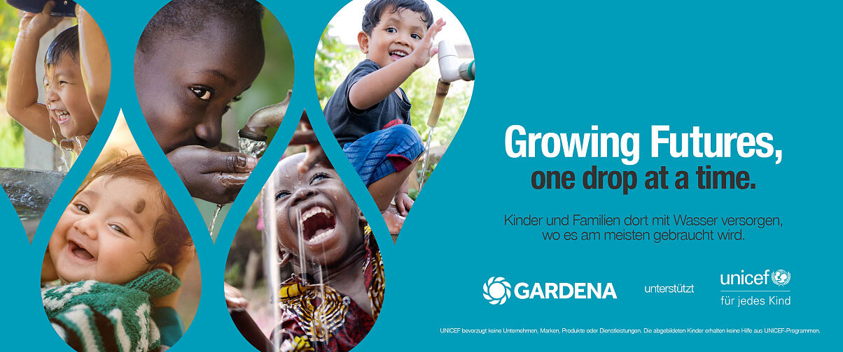 GARDENA supports UNICEF