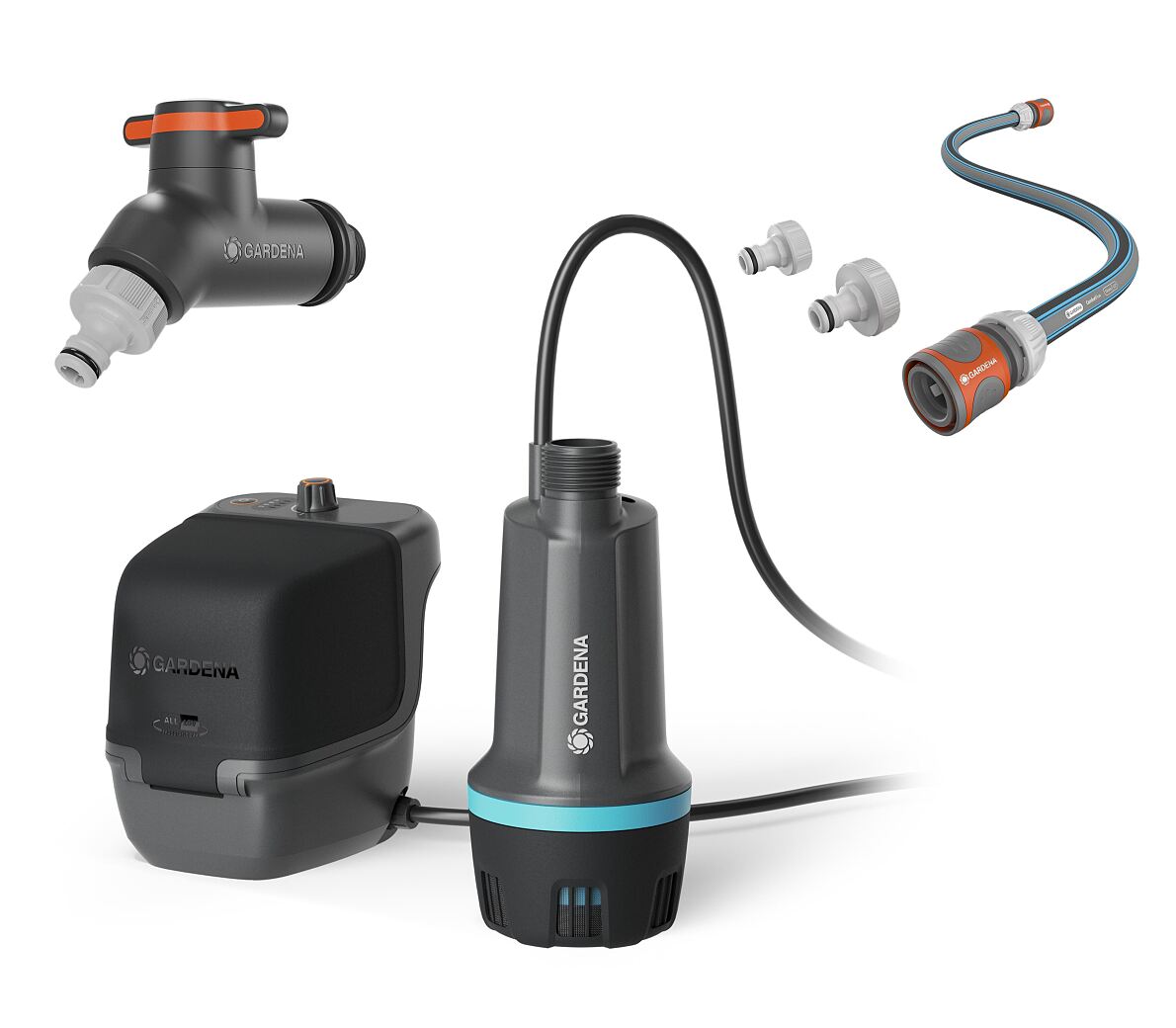 GARDENA AquaReserve Akku Bewässerung Set Easy 18V P4A  