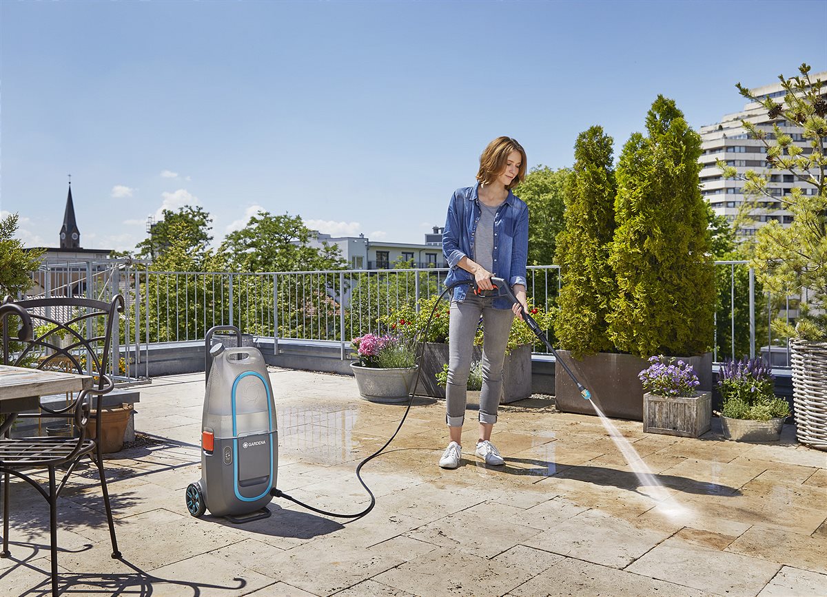 The portable cleaning solution for outdoor areas