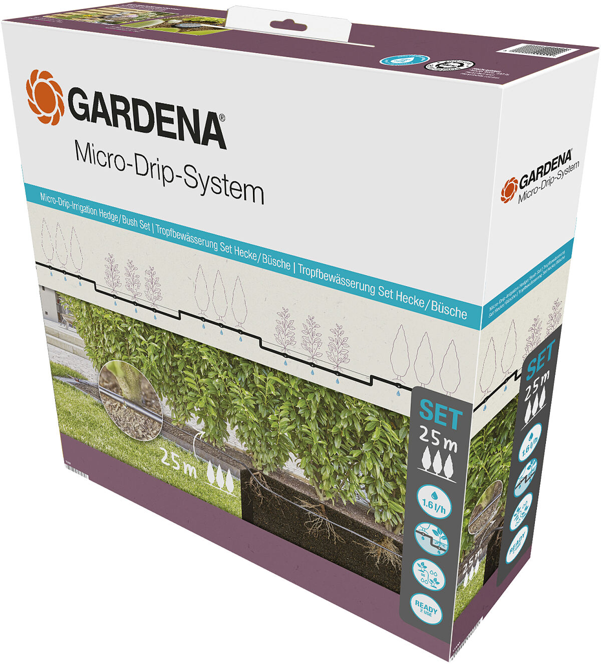 GARDENA Micro-Drip-Irrigation HedgeBush Set (25 m)