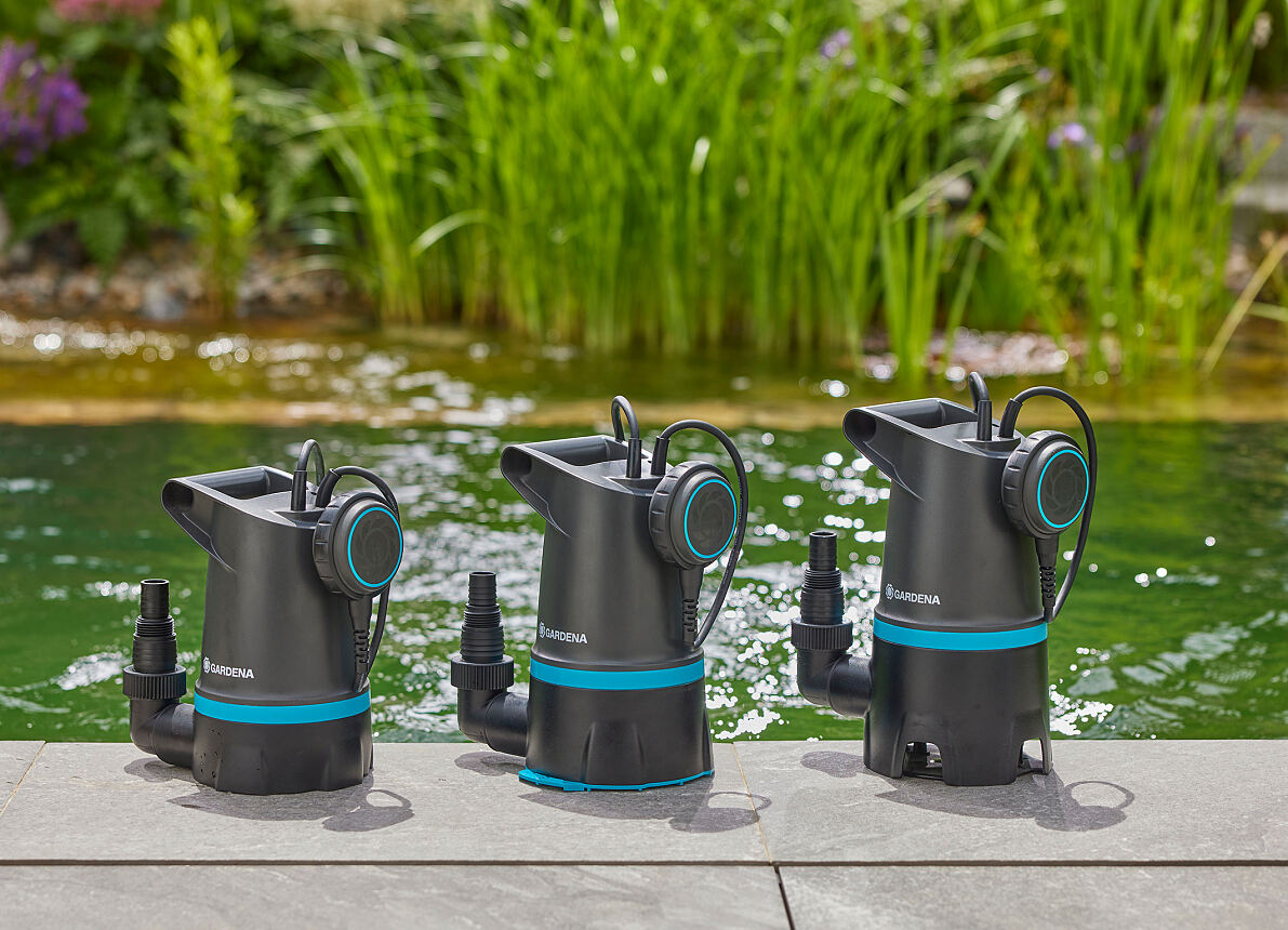 The new GARDENA BASIC submersible pumps